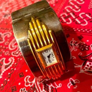 Swiss Watch / Silver Bracelet - Very Classy (Untested)